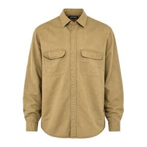 Montage Collection Faux Suede Western Button Up Shirt Medium